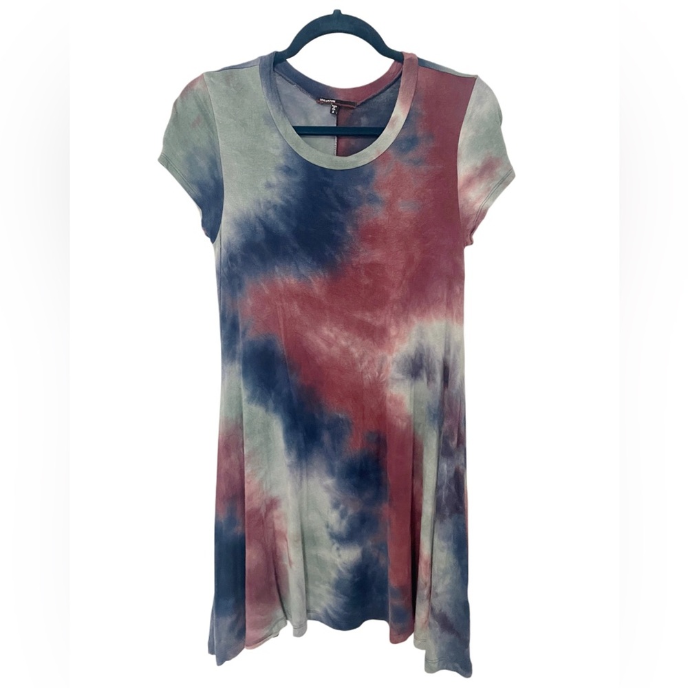 Love Culture Tie-Dye Dress - Flowy Casual T-Shirt Dress